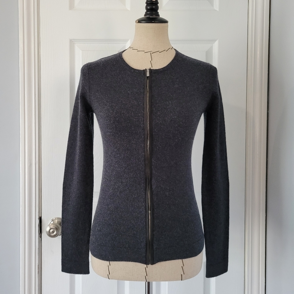 Saks Fifth Avenue Cashmere Zipper Sweater